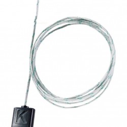 德国德图testo 柔性热电偶 - 带 K 型热电偶温度传感器（玻璃丝）