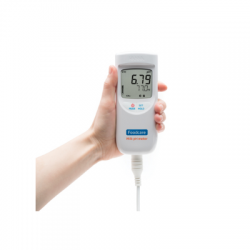 哈纳HANNA HI99164防水便携式酸度pH-温度测定仪【酸奶样品】
