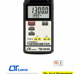 路昌LUTRON TM-934S双通道温度计