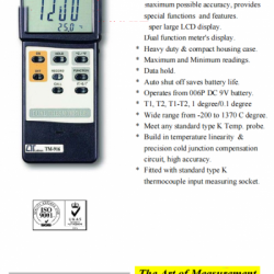 路昌LUTRON TM-916 双通道温度表（可选232）
