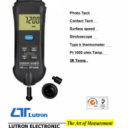 路昌LUTRON DT-2336转速表/频闪仪+温度，铂金探头