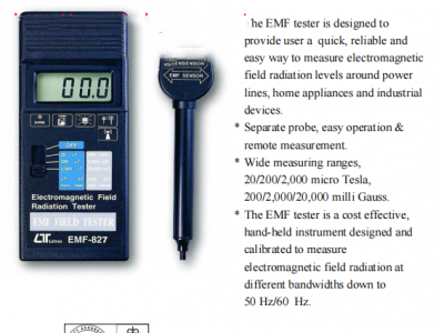 路昌LUTRON EMF-827 电磁波测试计
