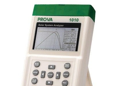 泰仕TES-PROVA-1011太阳能系统分析